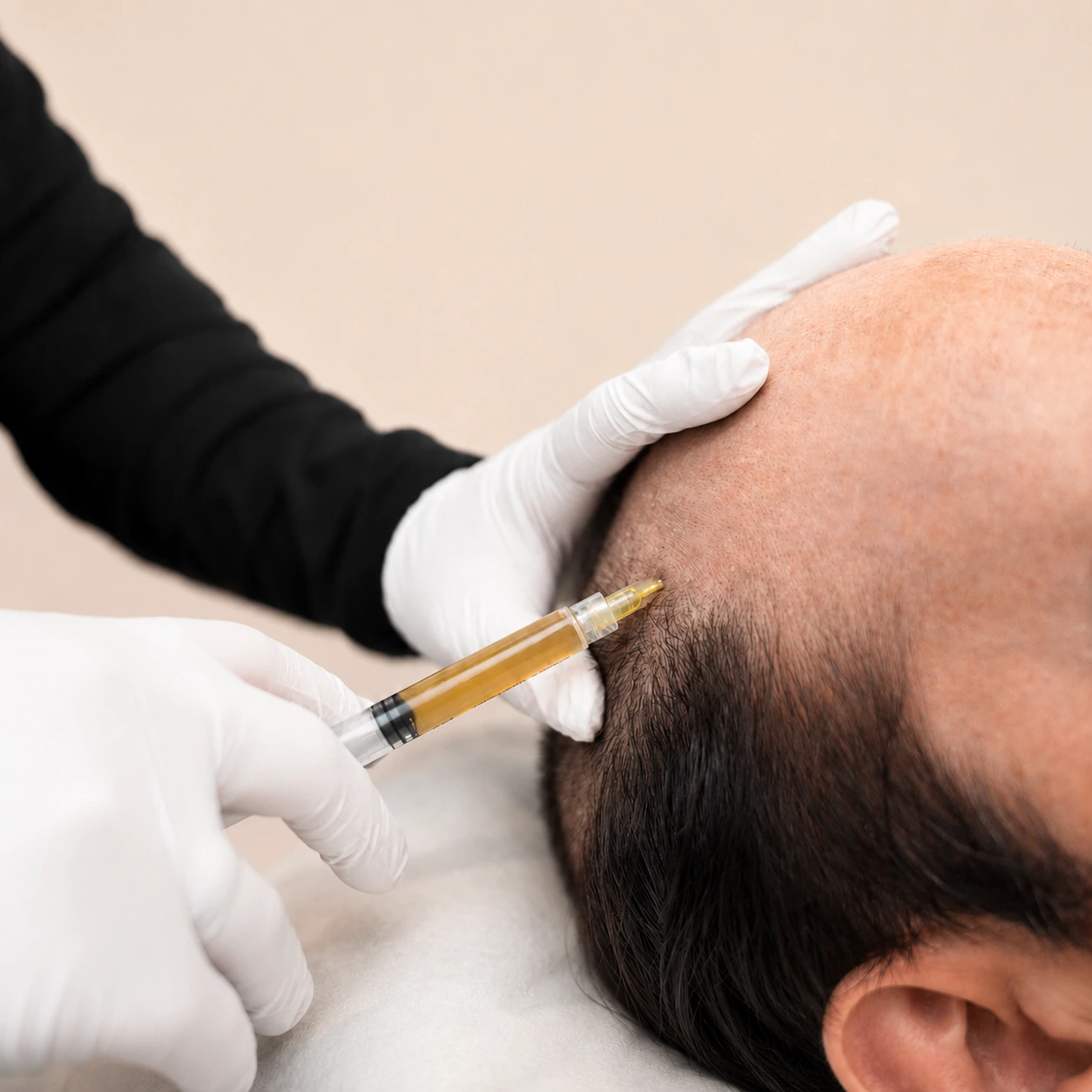 Non surgical hair growth for Korean hair and grooming aesthetics for men at MeOne Aesthetic Clinic in Dubai