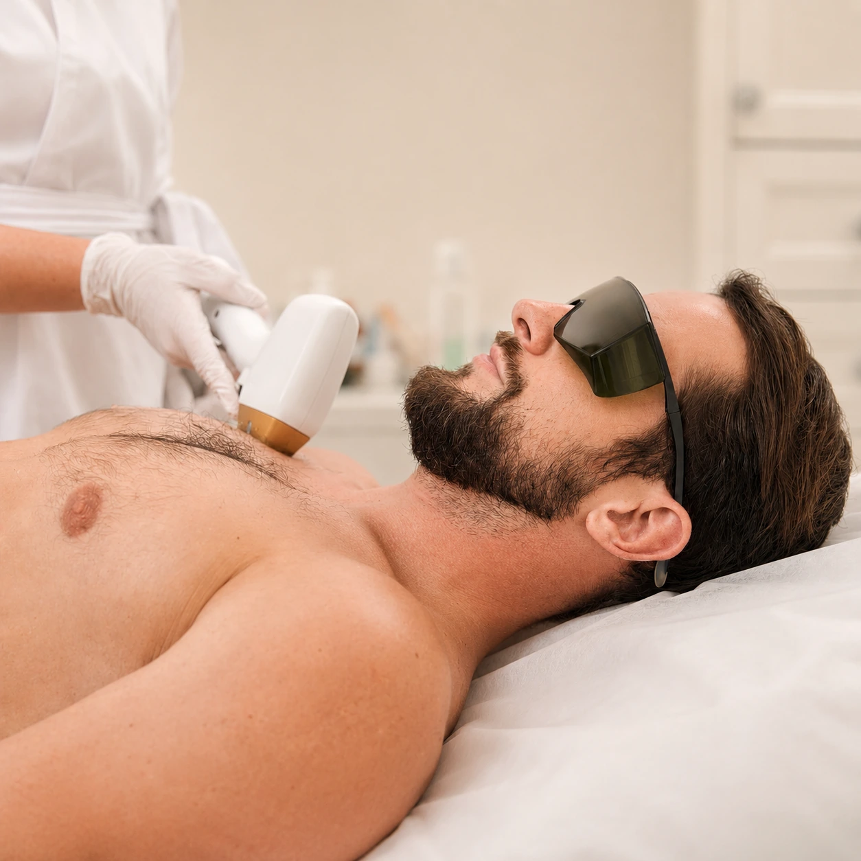 Laser hair removal grooming for Korean hair and grooming aesthetics for men at MeOne Aesthetic Clinic in Dubai