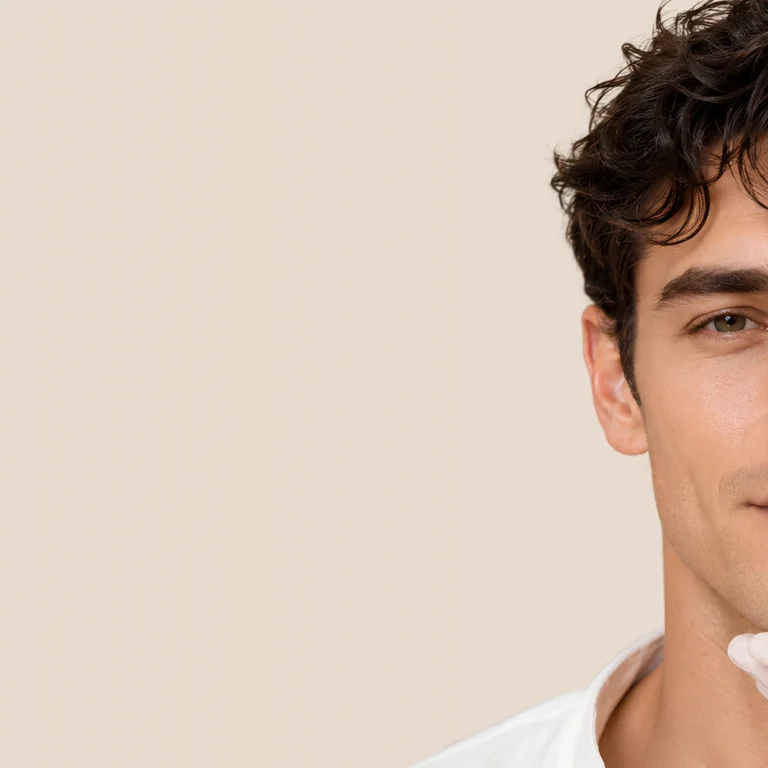 Korean facial contouring and sculpting for men at MeOne Aesthetic Clinic in Dubai
